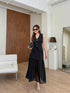 V-neck Sleeveless Blouse With Skirts Sets